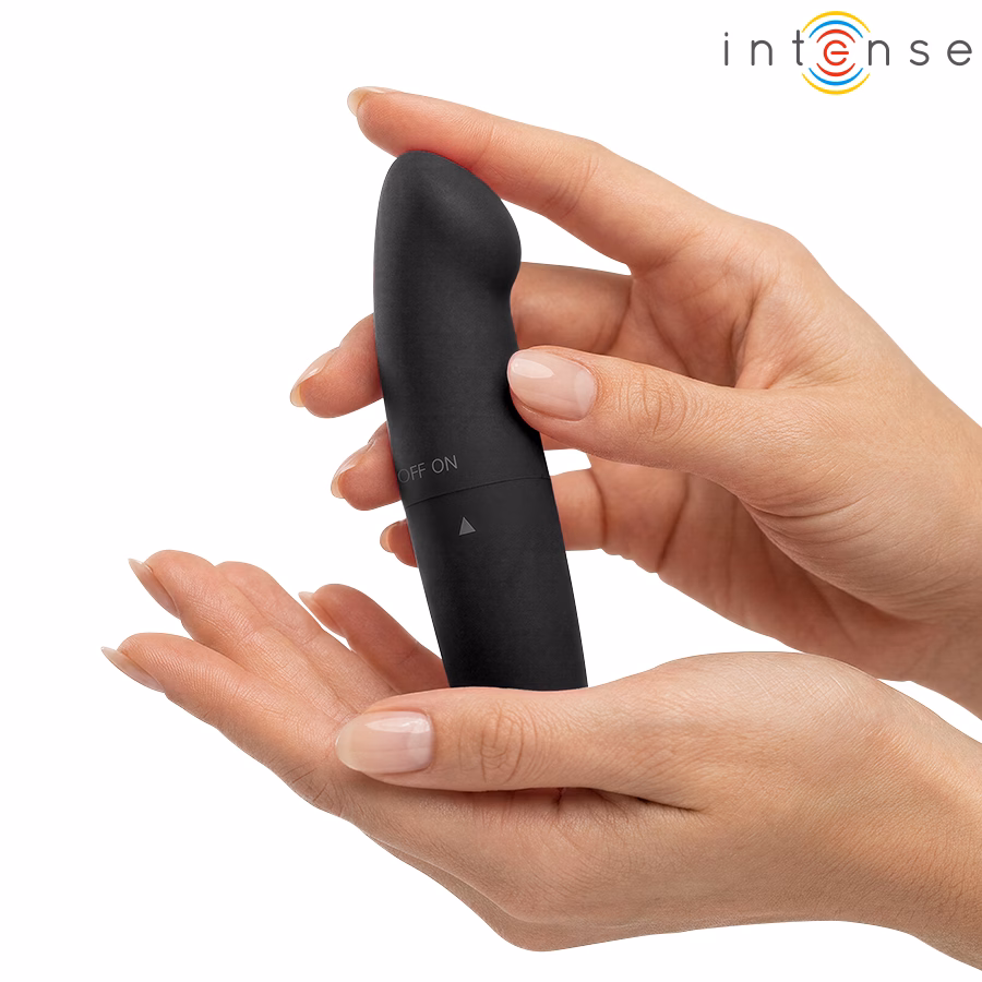 INTENSE - PHIL VIBRADOR PUNTO G NEGRO 13 CM - Imagen 2