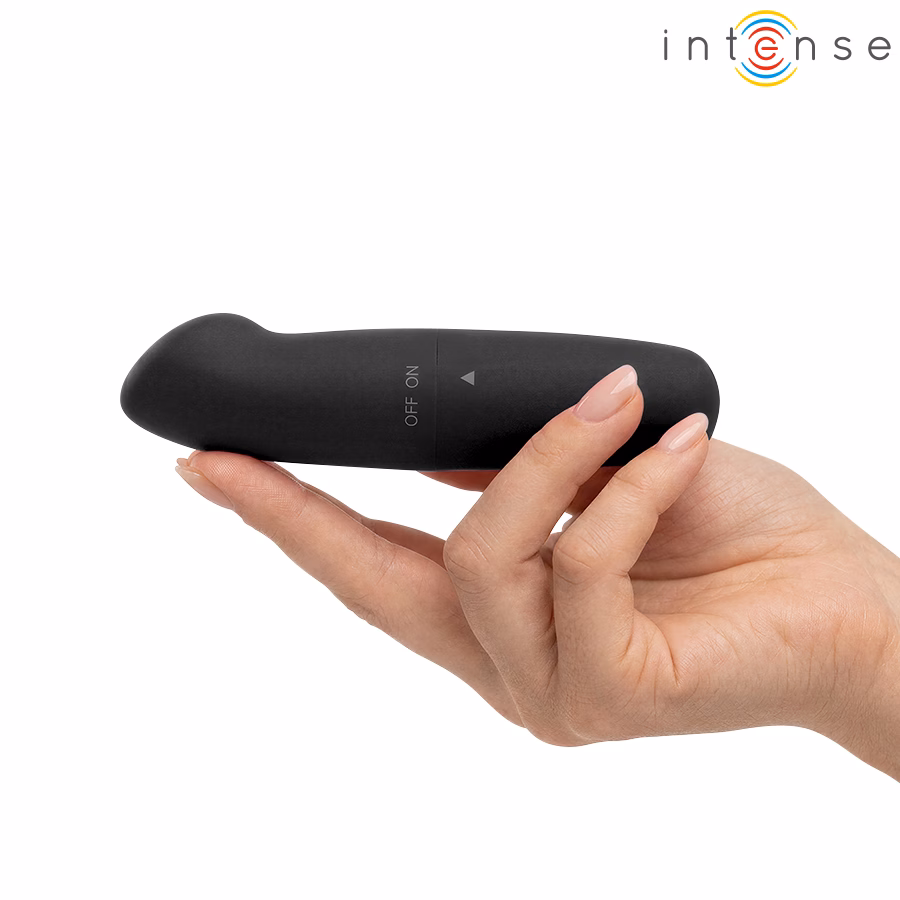 INTENSE - PHIL VIBRADOR PUNTO G NEGRO 13 CM - Imagen 4