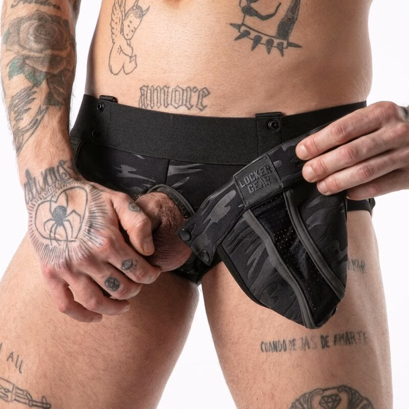 LOCKER GEAR - FULL MILITARY ACCESS JOCK BRIEF NEGRO S - Imagen 6