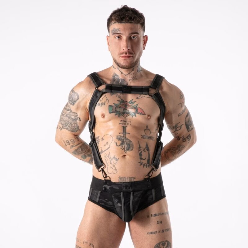 LOCKER GEAR - ARNÉS FULL MILITARY ACCESS NEGRO L/XL