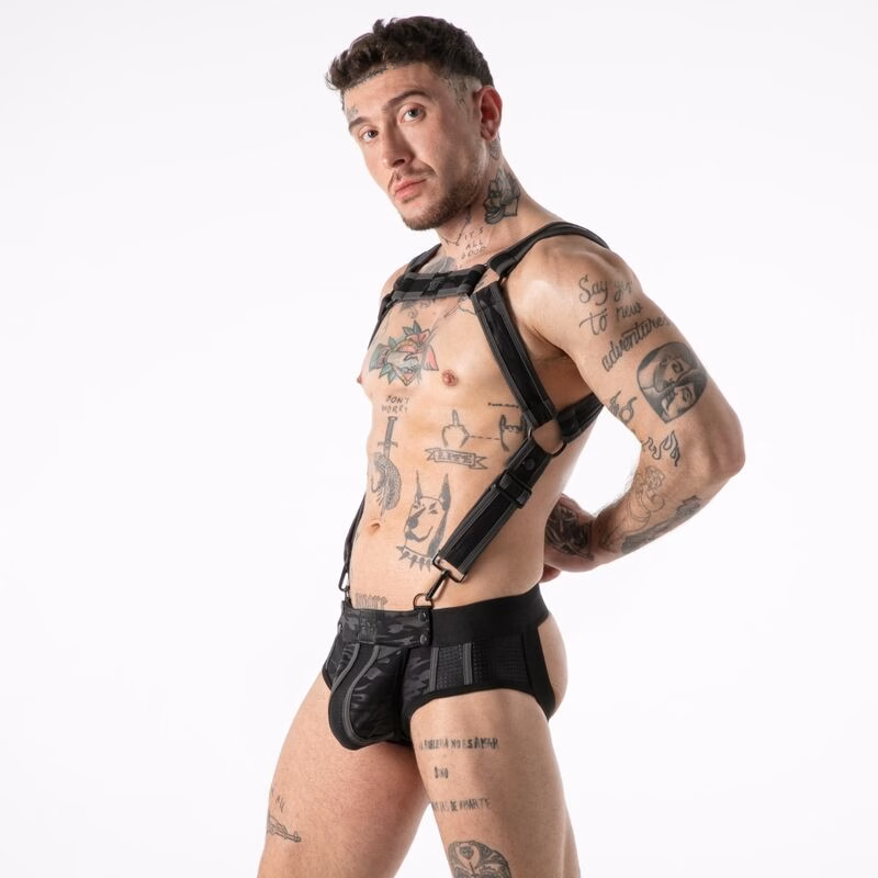LOCKER GEAR - ARNÉS FULL MILITARY ACCESS ROJO L/XL - Imagen 3