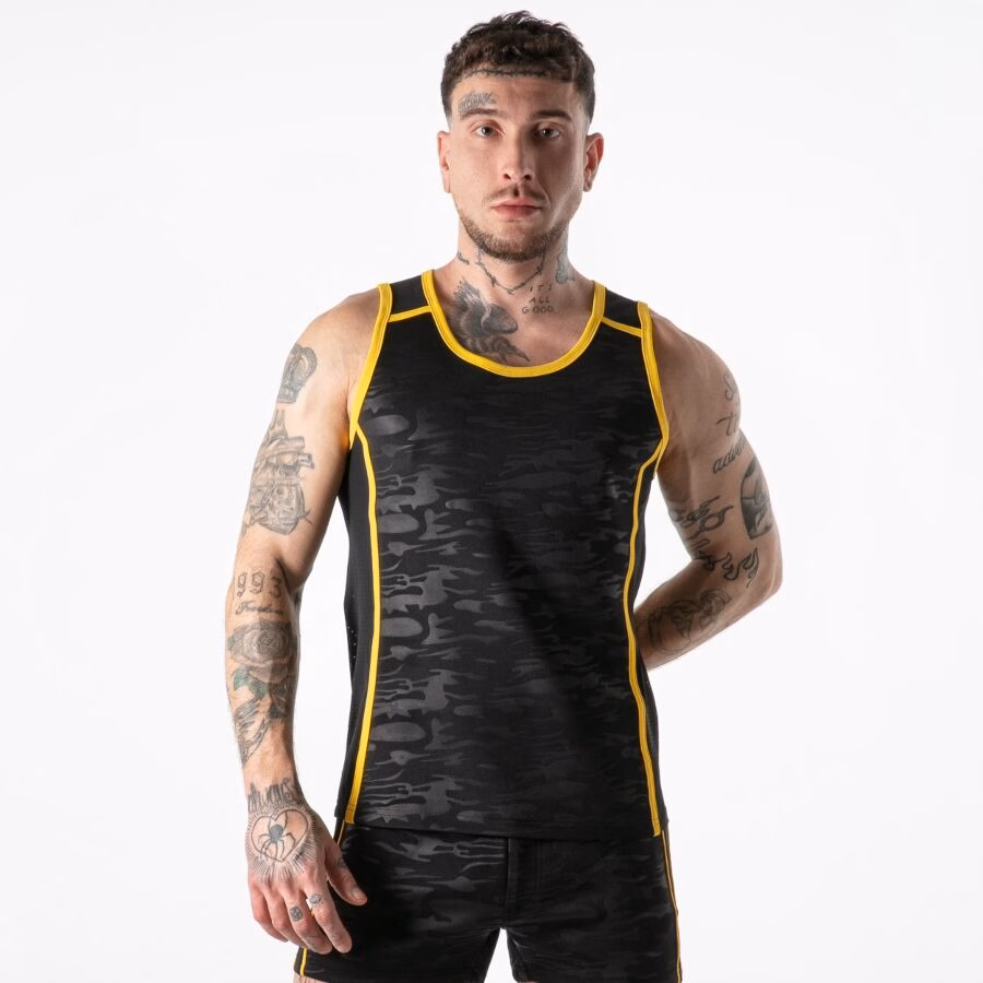 LOCKER GEAR - FULL MILITARY ACCESS TANKTOP AMARILLO M - Imagen 2