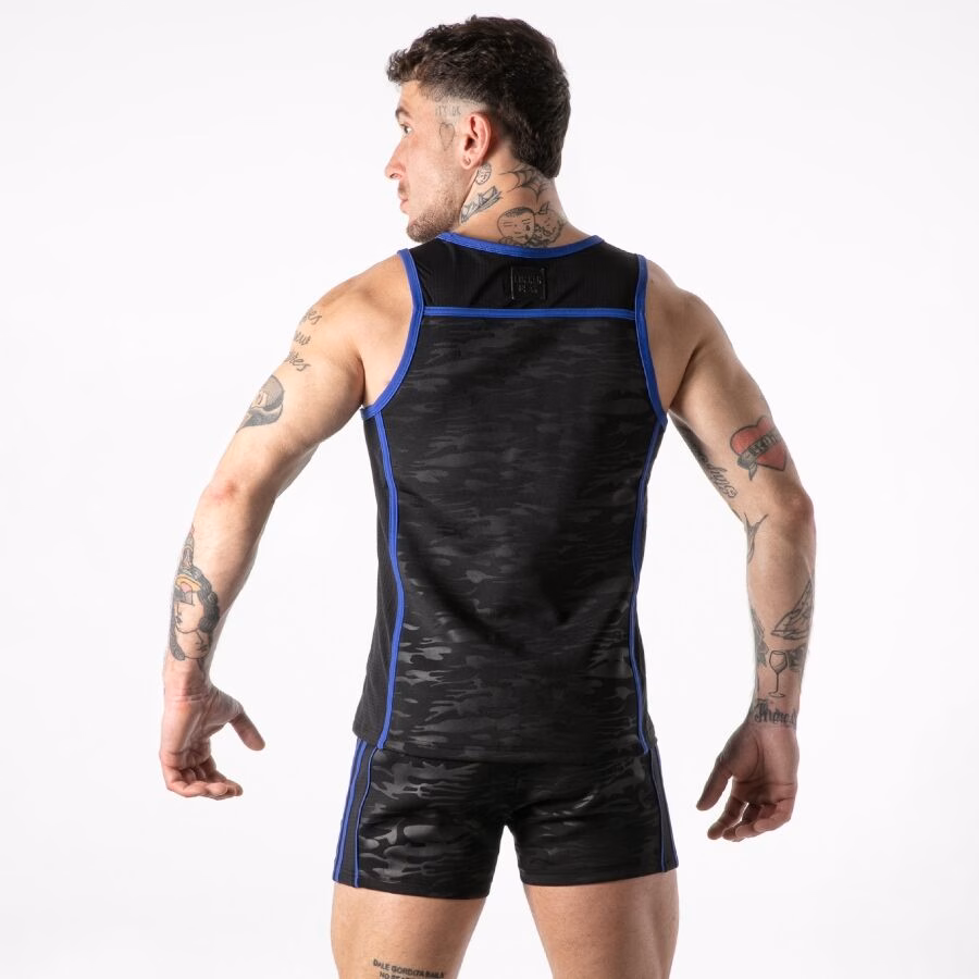 LOCKER GEAR - FULL MILITARY ACCESS TANKTOP AZUL L - Imagen 3