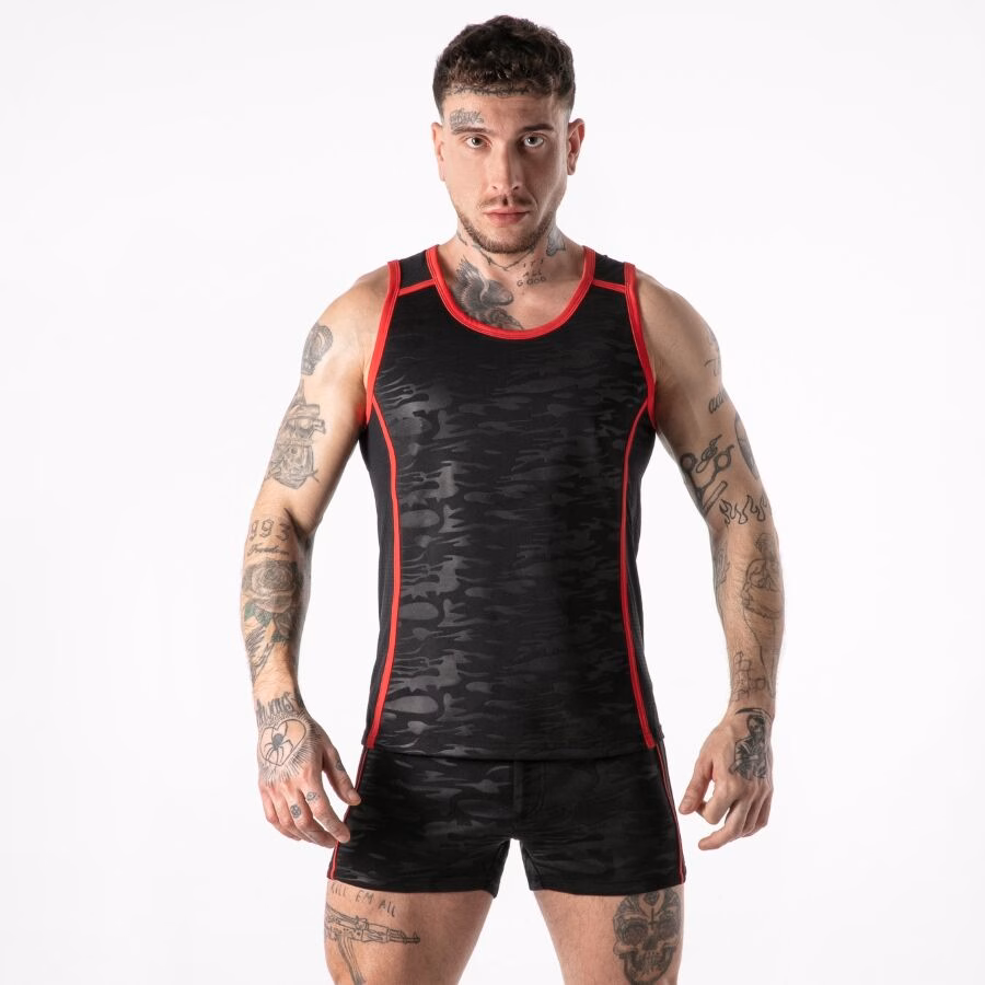 LOCKER GEAR - FULL MILITARY ACCESS TANKTOP ROJO XL - Imagen 2