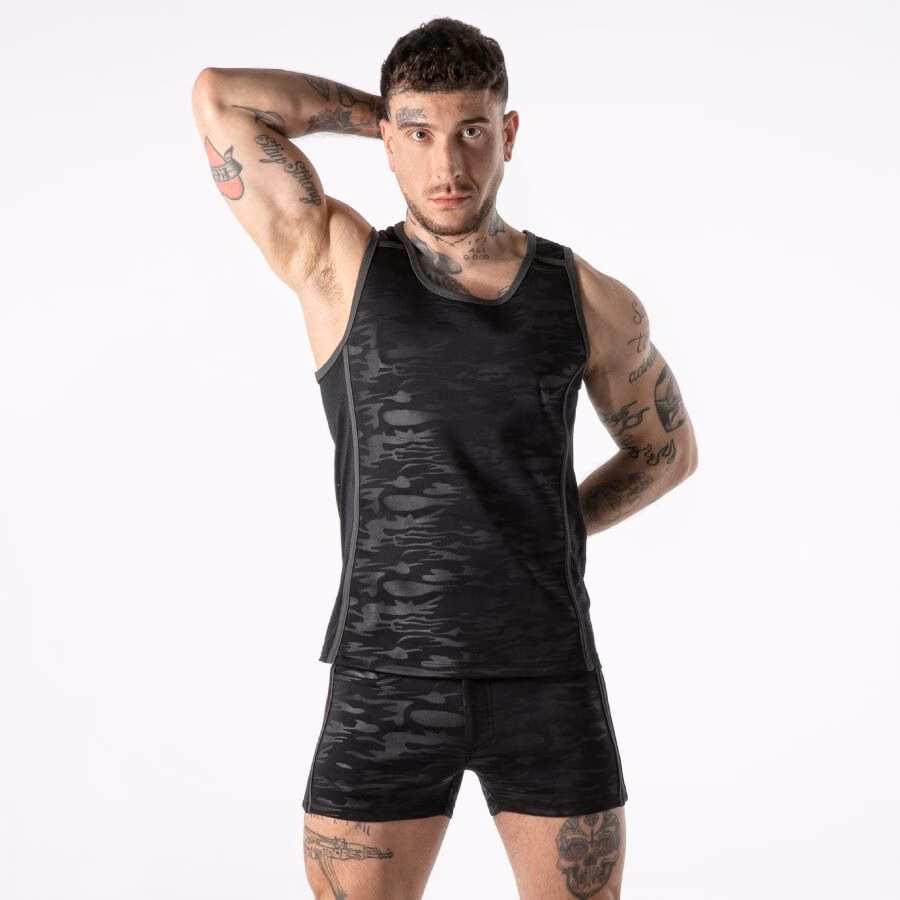 LOCKER GEAR - FULL MILITARY ACCESS TANKTOP NEGRO S - Imagen 2