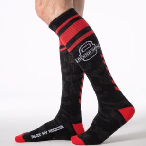 LOCKER GEAR - FULL MILITARY KNEE HIGH SOCKS TALLA ÚNICA ROJO
