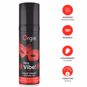 ORGIE - SEXY VIBE! HOT GEL ÍNTIMO EFECTO VIBRANTE Y CALOR 15 ML