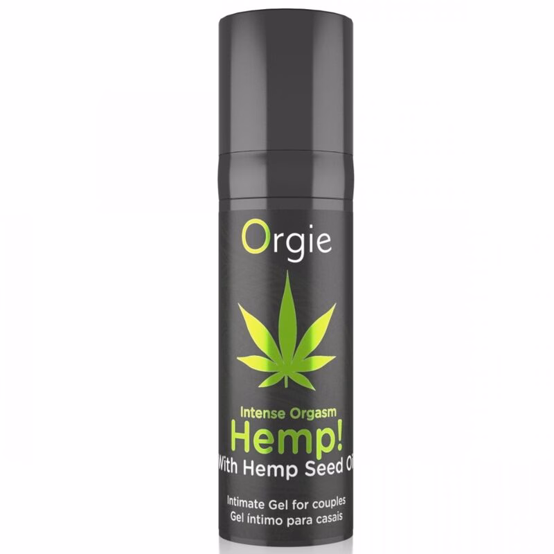 ORGIE - HEMP! INTENSE ORGASM GEL ÍNTIMO MULTISENSACIÓN CON ACEITE DE CÁÑAMO 15 ML - Imagen 2
