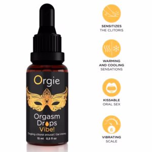 ORGIE - ORGASM DROPS VIBE! GOTAS ESTIMULANTES EFECTO VIBRANTE PARA CLÍTORIS 15 ML