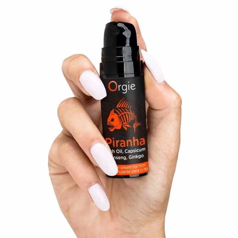 ORGIE - PIRANHA CREMA POTENCIADORA PARA HOMBRE 15 ML - Imagen 2