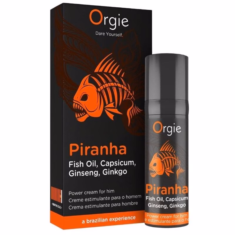ORGIE - PIRANHA CREMA POTENCIADORA PARA HOMBRE 15 ML - Imagen 5