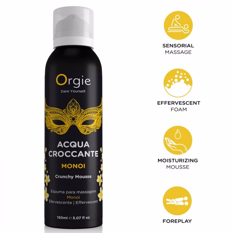 ORGIE - ACQUA CROCCANTE ESPUMA CRUJIENTE MONOI PARA MASAJE 150 ML