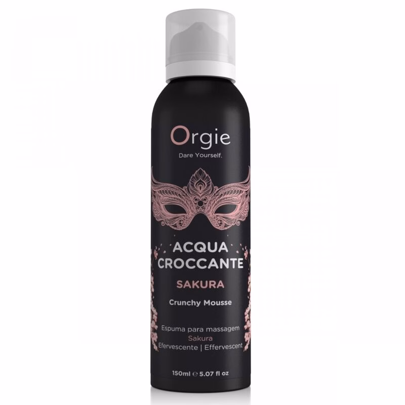 ORGIE - ACQUA CROCCANTE ESPUMA CRUJIENTE SAKURA PARA MASAJE 150 ML - Imagen 2