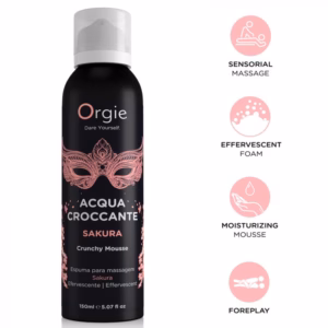 ORGIE - ACQUA CROCCANTE ESPUMA CRUJIENTE SAKURA PARA MASAJE 150 ML