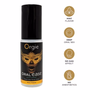 ORGIE - ORAL EASE SPRAY BUCAL Y GARGANTA SABOR MENTA 50 ML