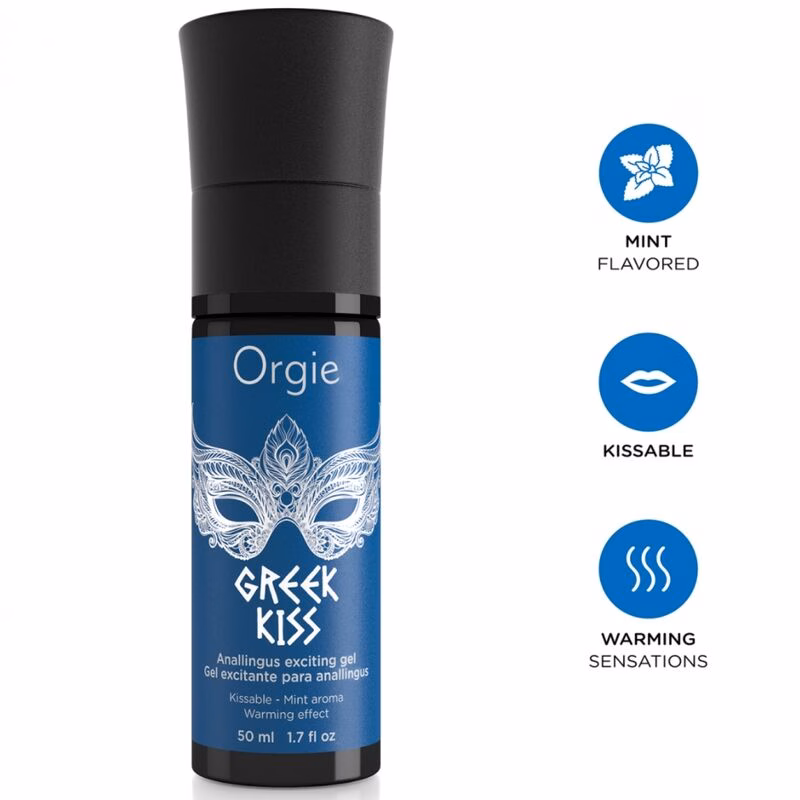 ORGIE - GREEK KISS GEL ESTIMULANTE PARA ANILINGUS SABOR MENTA 50 ML