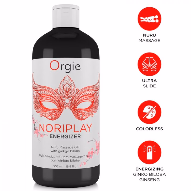 ORGIE - NORIPLAY ENERGIZER GEL NURU ESTIMULANTE PARA MASAJE CUERPO A CUERPO 500 ML