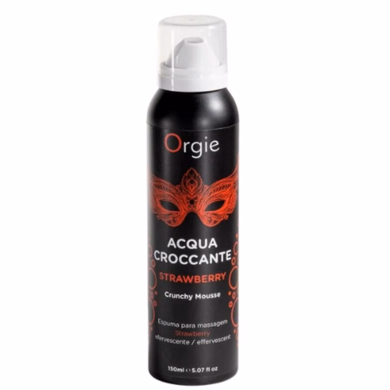 ORGIE - ACQUA CROCCANTE ESPUMA CRUJIENTE FRESA PARA MASAJE 150 ML - Imagen 2