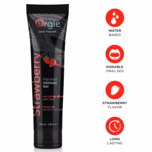 ORGIE - LUBRICANETE GEL ÍNTIMO BESABLE BASE AGUA FRESA 100 ML