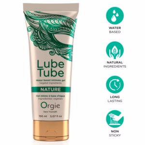 ORGIE - LUBE TUBE NATURE GEL ÍNTIMO BASE AGUA CON INGREDIENTES VEGETALES 150 ML