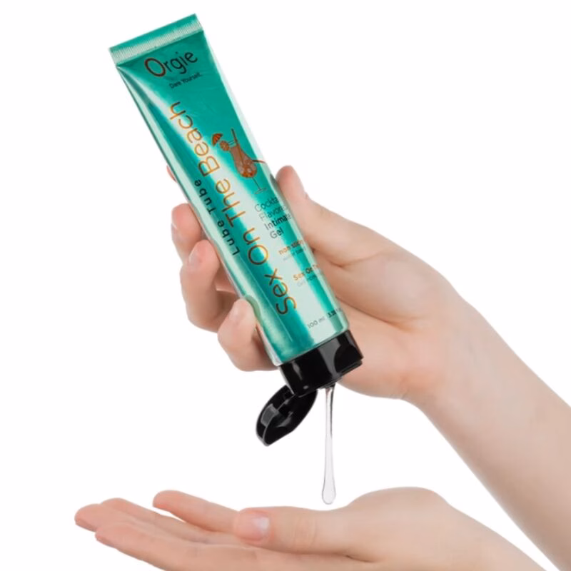ORGIE - LUBE TUBE COCKTAIL SEX ON THE BEACH GEL ÍNTIMO BESABLE BASE AGUA 100 ML - Imagen 4