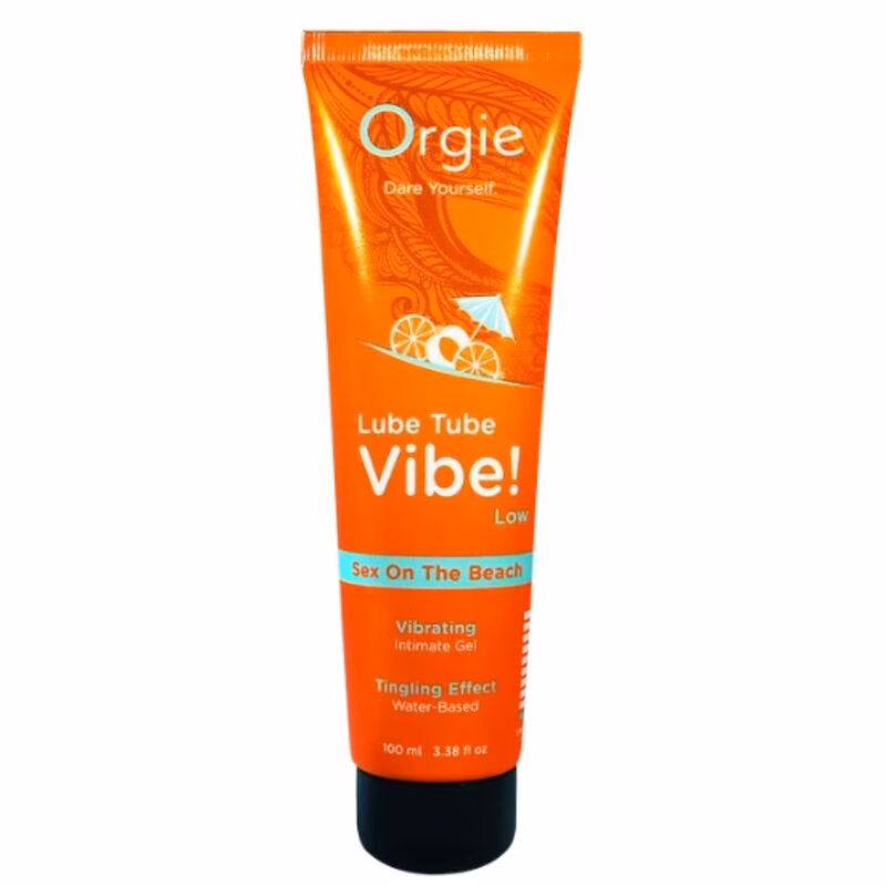 ORGIE - LUBE TUBE VIBE! SEX ON THE BEACH GEL ÍNTIMO BESABLE EFECTO HORMIGUEO SUAVE 100 ML - Imagen 2