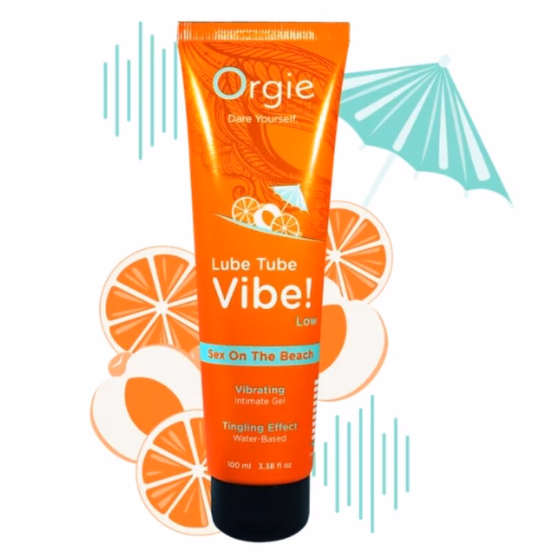 ORGIE - LUBE TUBE VIBE! SEX ON THE BEACH GEL ÍNTIMO BESABLE EFECTO HORMIGUEO SUAVE 100 ML - Imagen 3