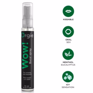 ORGIE - WOW! SPRAY BUCAL BESABLE MENTOL Y EUCALIPTO 10 ML