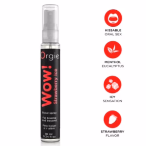 ORGIE - WOW! STRAWBERRY ICE SPRAY BUCAL BESABLE EFECTO FRÍO 10 ML