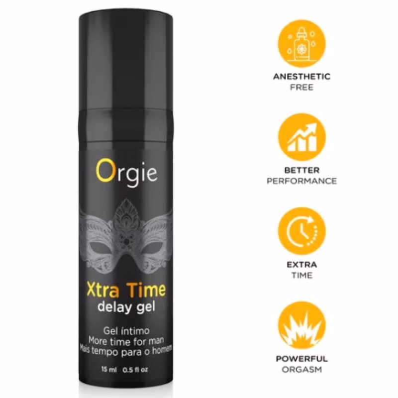 ORGIE - XTRA TIME GEL RETARDANTE SIN ANESTÉSICOS 15 ML