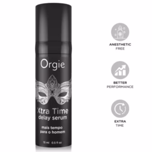 ORGIE - XTRA TIME SÉRUM DE SILICONA RETARDANTE SIN ANESTÉSICOS 15 ML