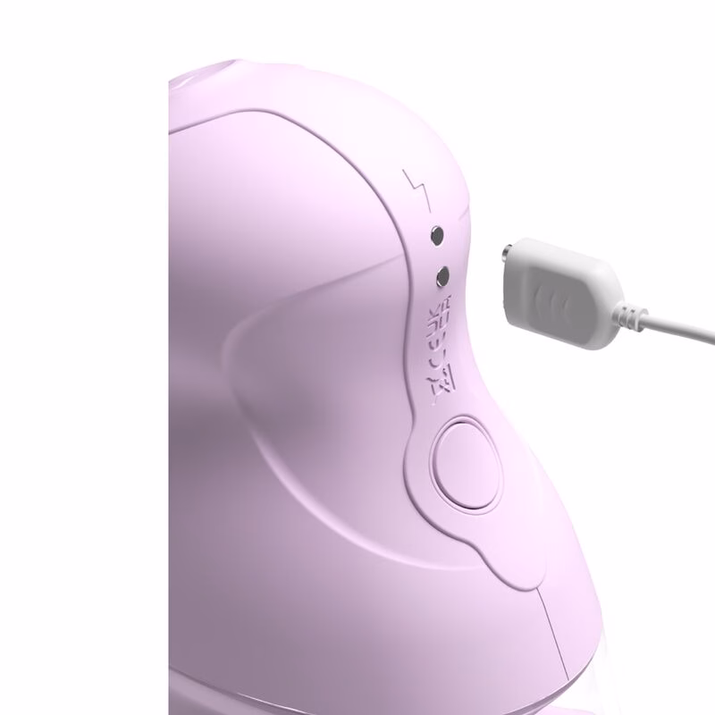 FANTASY FOR HER - VELOURA TOUCH PLEASURE PUMP BOMBA ÍNTIMA CON SUCCIÓN Y VIBRACIÓN MORADA - Imagen 5