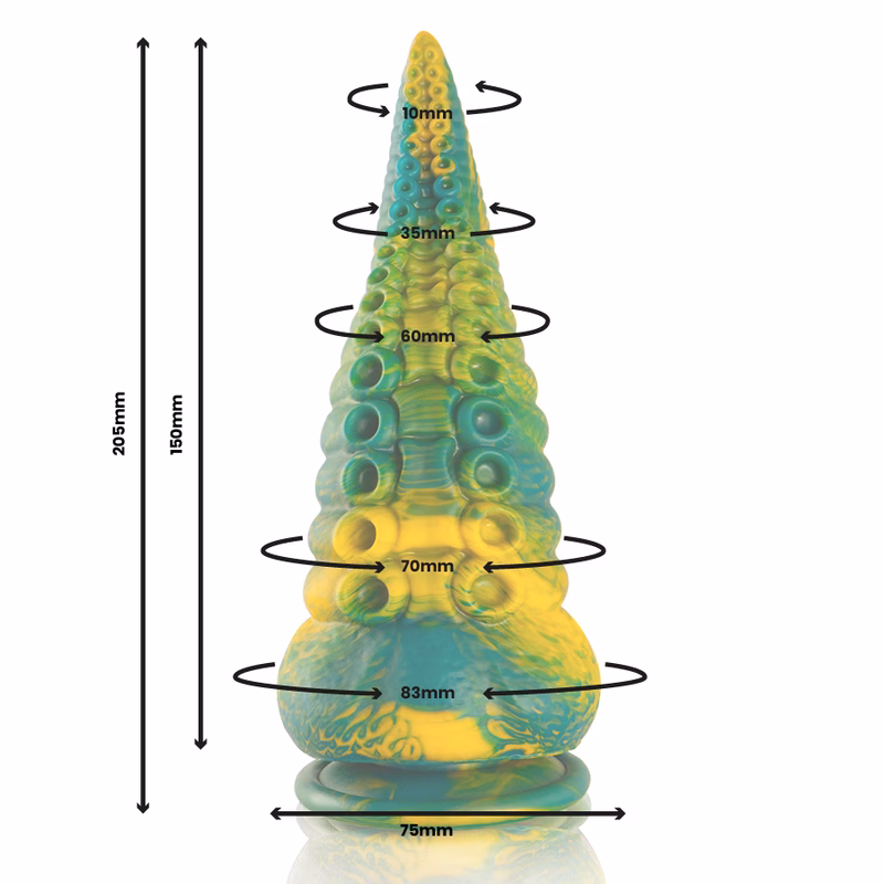EPIC - CETUS DILDO TENTÁCULO VERDE TAMAÑO GRANDE - Imagen 4