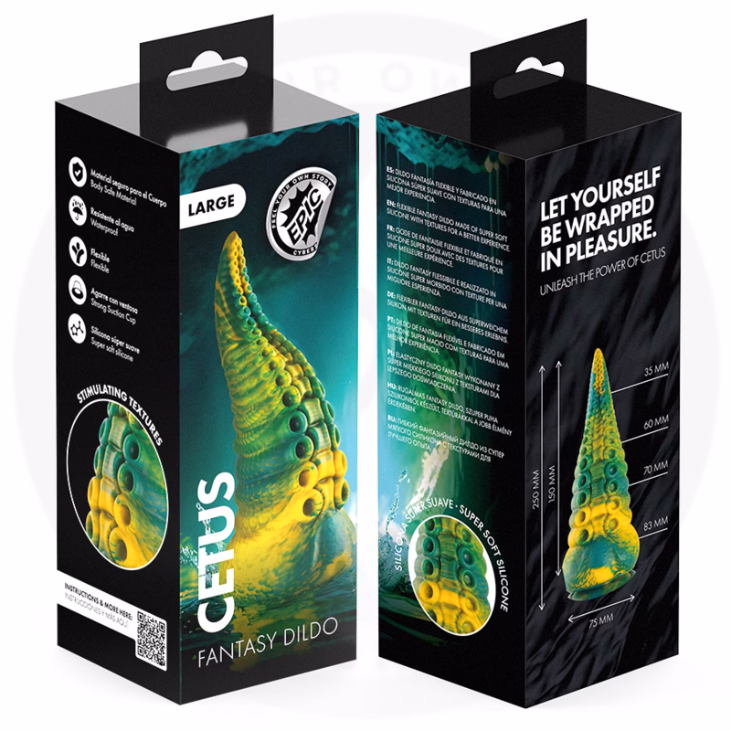 EPIC - CETUS DILDO TENTÁCULO VERDE TAMAÑO GRANDE - Imagen 10