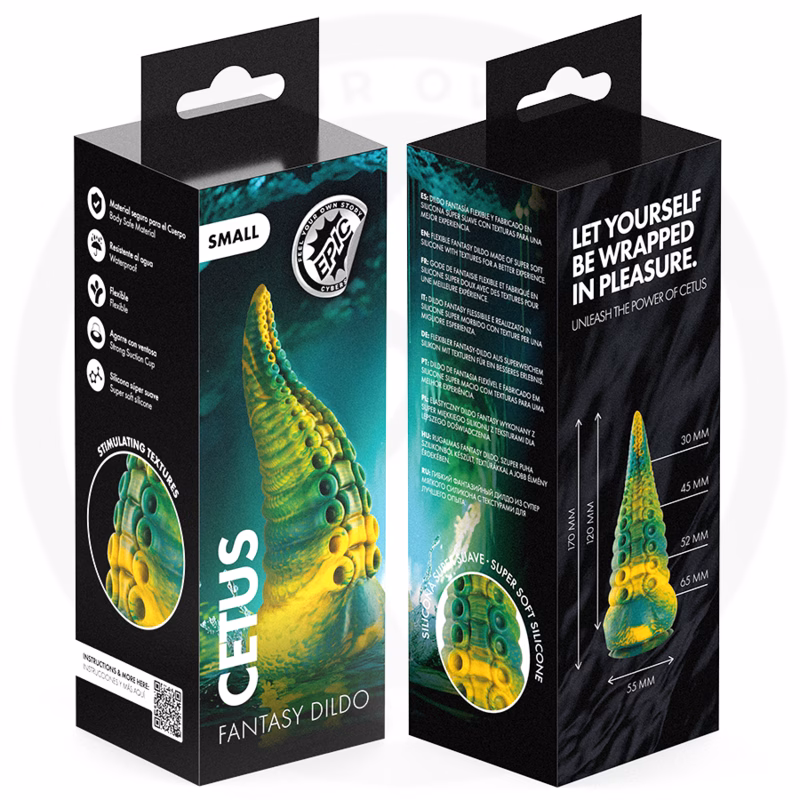 EPIC - CETUS DILDO TENTÁCULO VERDE TAMAÑO PEQUEÑO - Imagen 10