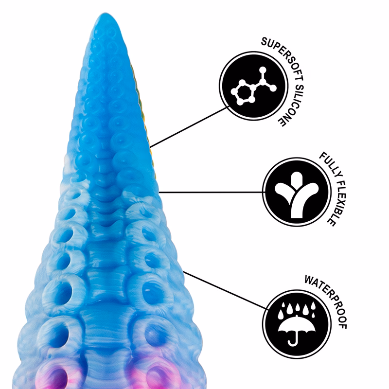 EPIC - PHORCYS DILDO TENTÁCULO AZUL TAMAÑO PEQUEÑO - Imagen 8