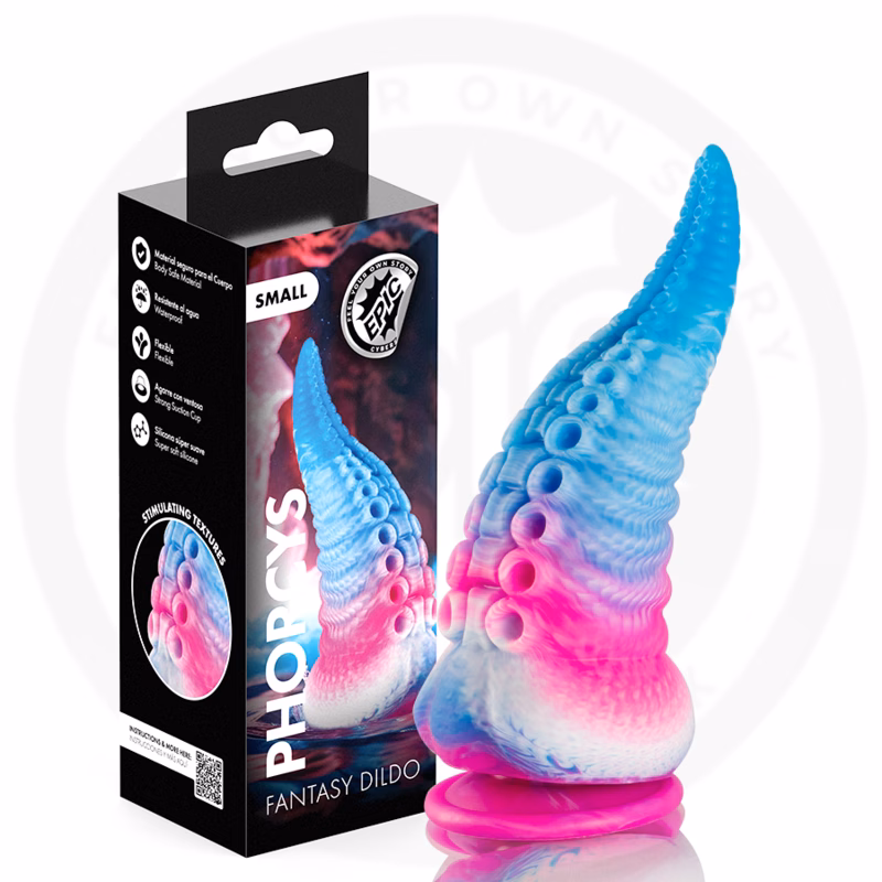 EPIC - PHORCYS DILDO TENTÁCULO AZUL TAMAÑO PEQUEÑO