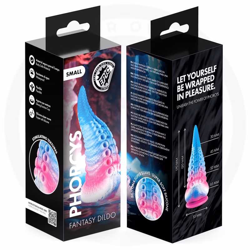 EPIC - PHORCYS DILDO TENTÁCULO AZUL TAMAÑO PEQUEÑO - Imagen 10