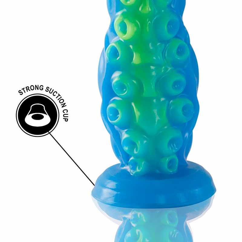 EPIC - SCYLLA DILDO TENTÁCULO FINO FLUORESCENTE TAMAÑO GRANDE - Imagen 8