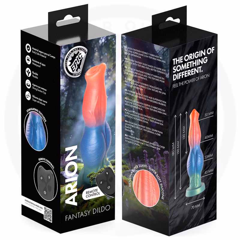 EPIC - ARION DILDO SINFONÍA DEL PLACER RECARGABLE CONTROL REMOTO - Imagen 10