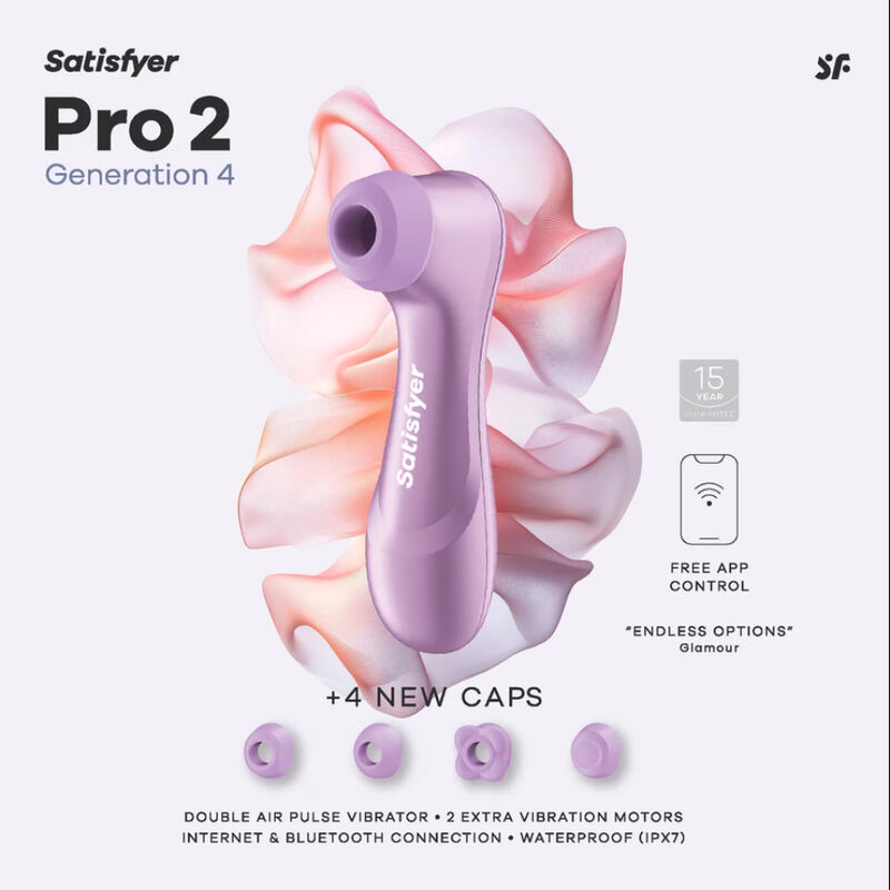 SATISFYER - PRO 2 GENERATION 4 ESTIMULADOR DE CLÍTORIS AMATISTA - Imagen 8