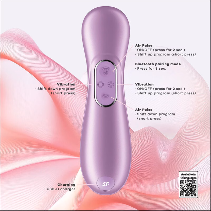 SATISFYER - PRO 2 GENERATION 4 ESTIMULADOR DE CLÍTORIS AMATISTA - Imagen 7