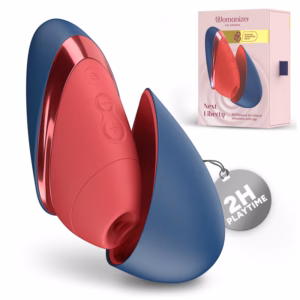 WOMANIZER - NEXT LIBERTY ESTIMULADOR DE CLÍTORIS 3D PLEASURE AIR AZUL/ROJO