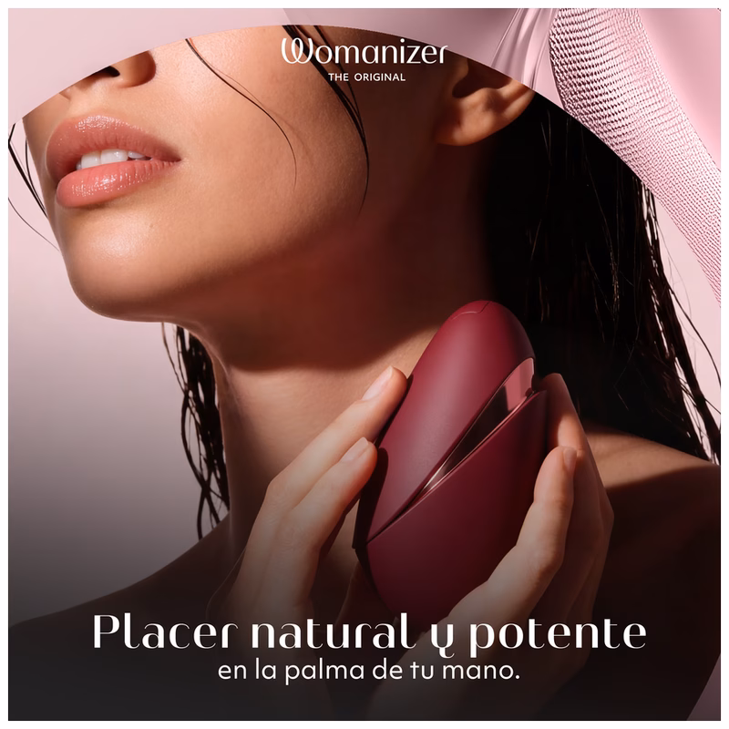 WOMANIZER - NEXT LIBERTY ESTIMULADOR DE CLÍTORIS 3D PLEASURE AIR BURDEOS - Imagen 8