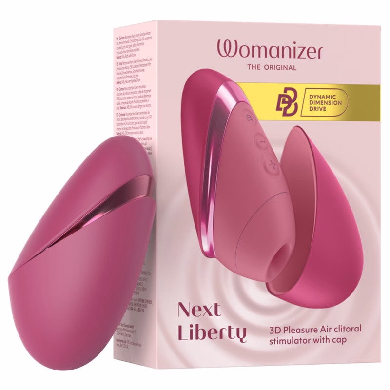 WOMANIZER - NEXT LIBERTY ESTIMULADOR DE CLÍTORIS 3D PLEASURE AIR ROSA INTENSO - Imagen 3