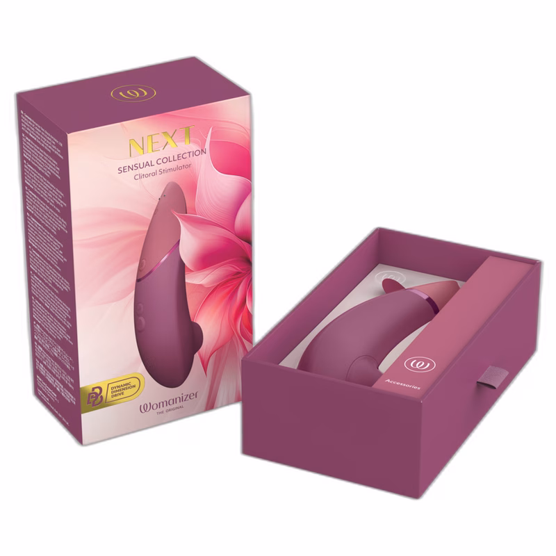 WOMANIZER - NEXT ESTIMULADOR DE CLÍTORIS POR SUCCIÓN 14 NIVELES ROSA EMPOLVADO - Imagen 9