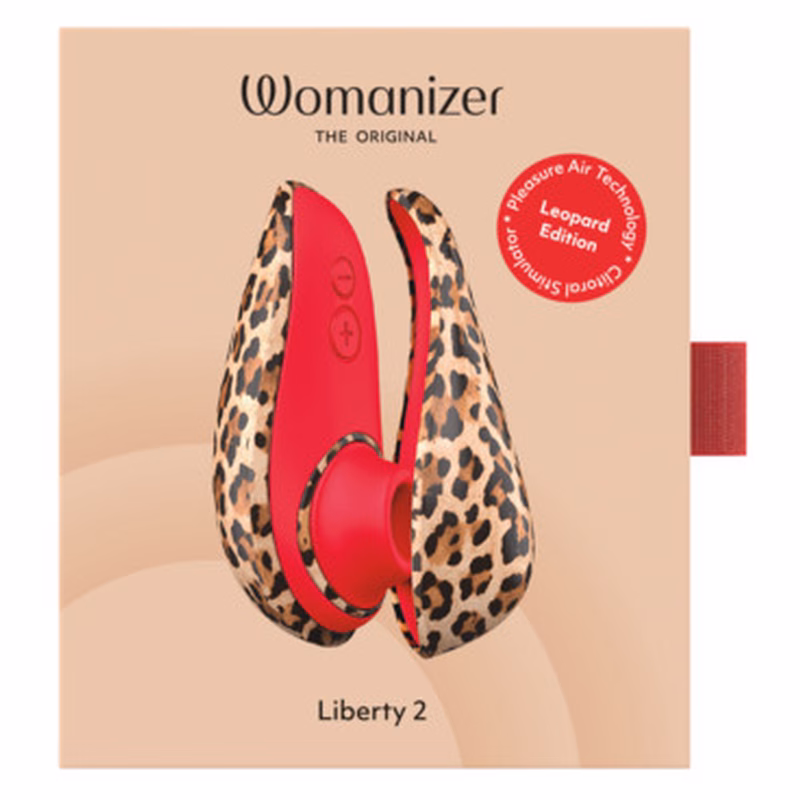 WOMANIZER - LIBERTY 2 ESTIMULADOR DE CLÍTORIS POR SUCCIÓN 8 NIVELES ESTAMPADO DE LEOPARDO - Imagen 13