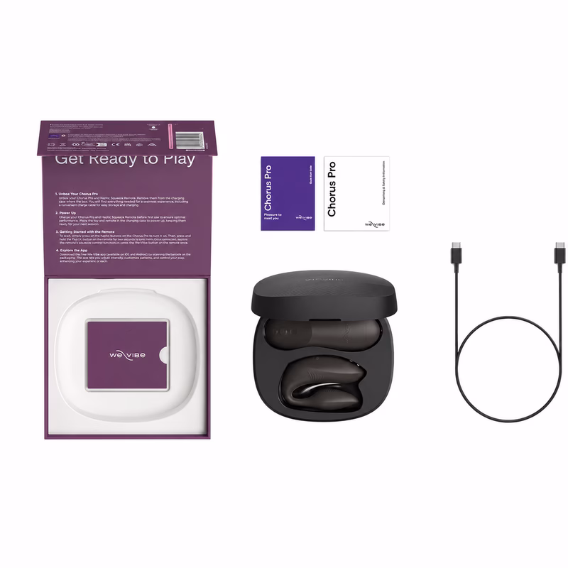 WE-VIBE - CHORUS PRO VIBRADOR PREMIUM PARA PAREJAS NEGRO SATINADO - Imagen 4