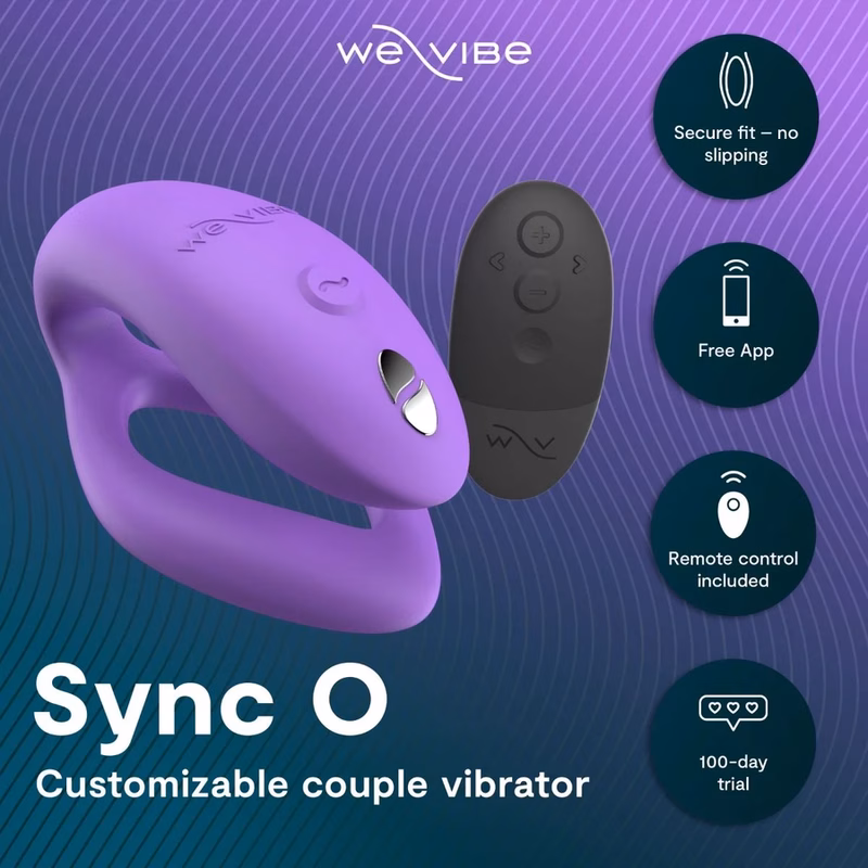 WE-VIBE - SYNC O VIBRADOR PARA PAREJAS CON ESTIMULACIÓN ENVOLVENTE PÚRPURA CLARO - Imagen 3