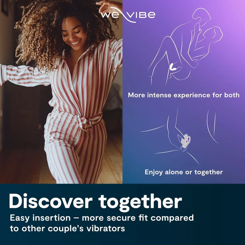 WE-VIBE - SYNC O VIBRADOR PARA PAREJAS CON ESTIMULACIÓN ENVOLVENTE PÚRPURA CLARO - Imagen 4